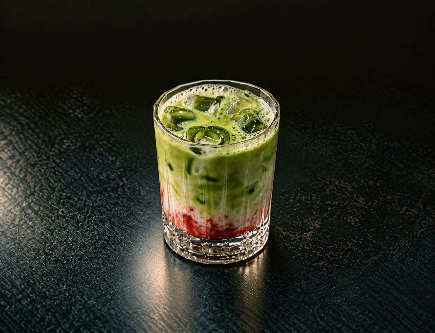 Iced Strawberry Matcha