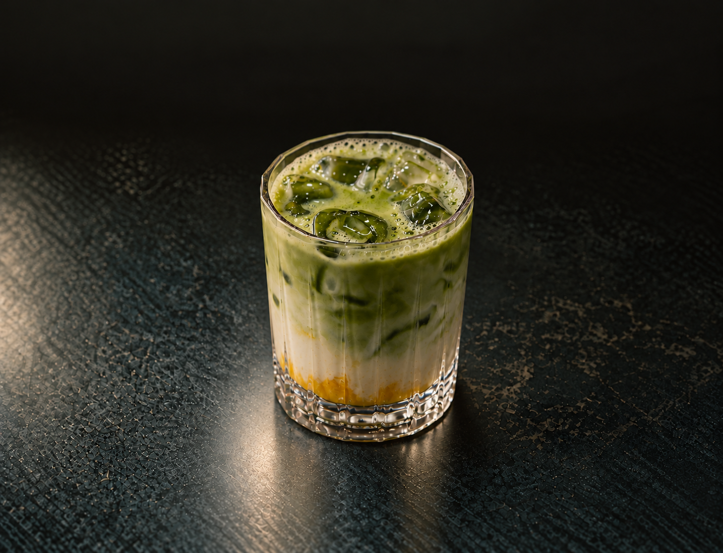 Iced Mango Matcha Latte